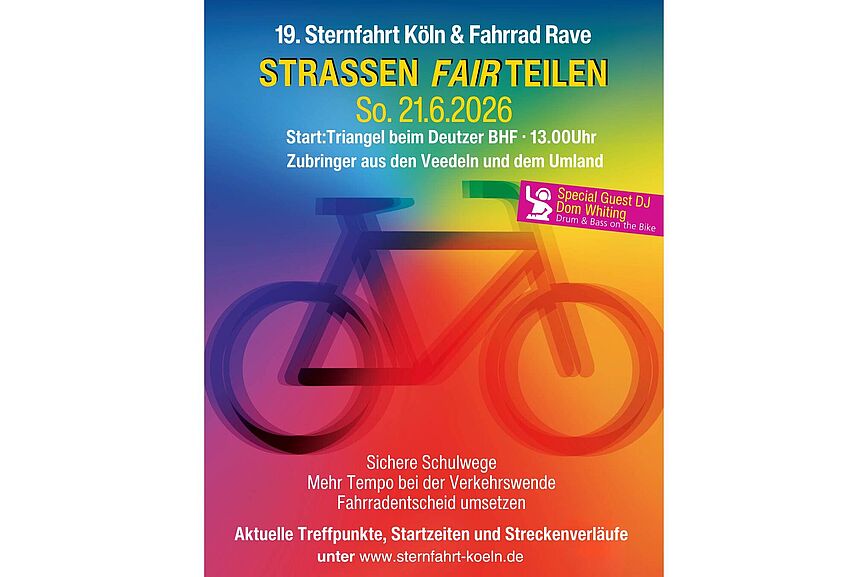 Poster mit Infos zur Sternfahrt